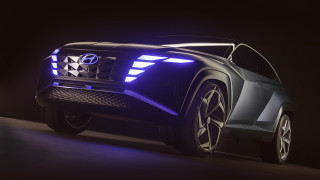 Futuristic blue light car dark - a futuristic car free wallpaper for desktop