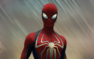 Spiderman cloudy sky open eyes - a spider man free wallpaper