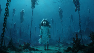 Girl white dress kelphasia fish - fish free wallpaper for desktop