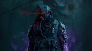 Man mask red eye cave - a man in a mask free wallpaper