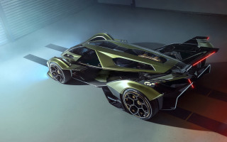 Futuristic military mecha car cockpit - room free wallpaper