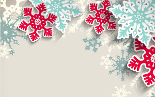 Snowflake border folk art doujin - a snowflake background free wallpaper