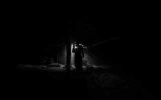 Man underground comix noir black - a flashlight free wallpaper