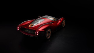 Red sports car dark room 36 - path free wallpaper