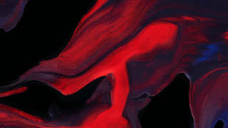 Red blue abstract action ultrafine - abstract painting free wallpaper