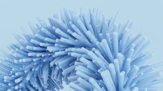 Blue object white tips background - a blue object free wallpaper