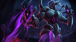 Demonic purple armor claws glowing - a demonic looking creature free wallpaper for desktop