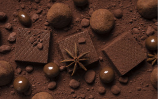 Chocolate star anise balls product - a chocolate bar free wallpaper