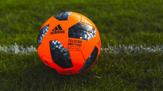 Soccer ball green field white 2 - white line free wallpaper