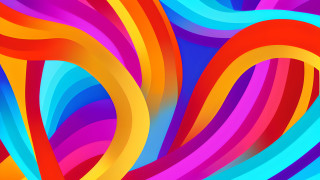 Colorful lines abstract swirly vibrant - line free wallpaper