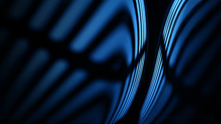 Blue black background raytraced holography - holography free wallpaper for desktop