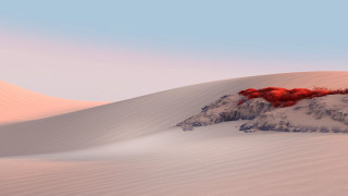 Red substance mountain desert sky - a red substance free wallpaper