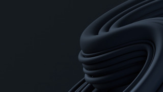 Black background long cord generative - carol bove free wallpaper