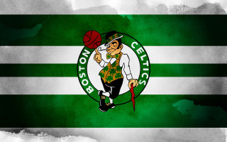 Boston basketball logo green background - a basketball free wallpaper