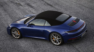 Blue sports car race track 2 - a black roof free wallpaper
