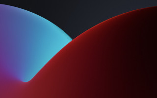 Red blue abstract black white - anish kapoor free wallpaper