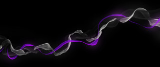 Purple smoke leftside black background - the left side of the image free wallpaper