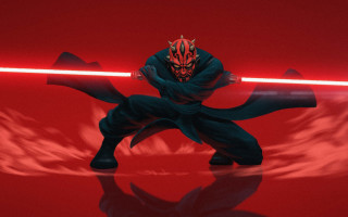 Darth vader man red lightsaber - a red light saber free wallpaper
