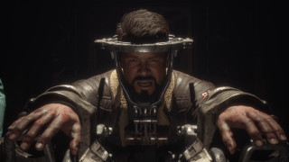 Man helmet outstretched hand green - his hands out in front free wallpaper