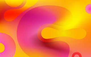 Colorful circles red circle night - surreal design free wallpaper