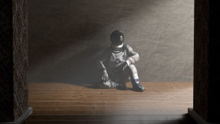 Space artist portrait room bandaged - space free wallpaper for desktop