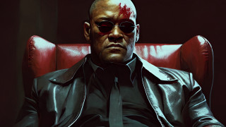 Man blooded neo figurative portrait - a leather jacket free wallpaper for desktop