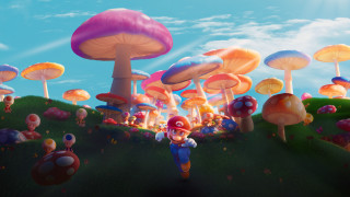 Mushroom land mario mushroom forest - rossdraw global illumination free wallpaper