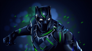 Black panther neon green suit - his chest and chest free wallpaper