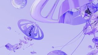 Balloons sky moon orb purple - a bunch of balloons free wallpaper