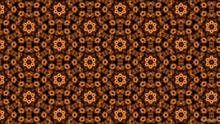 Intricate orange black circles pattern - kinetic pointillism free wallpaper for desktop