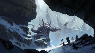 Cave dragon mountain fantasy armor - andreas rocha free wallpaper