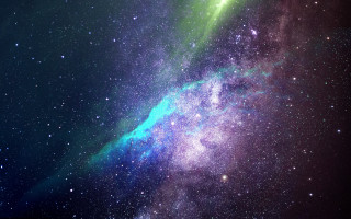 Bright green blue star sky - star in the sky free wallpaper