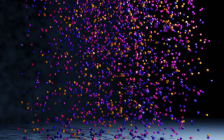 Colorful balls floating kinetic pointillism - kinetic pointillism free wallpaper
