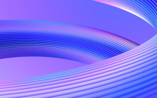 Colorful abstract curved blue pink - design free wallpaper