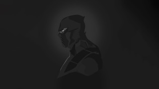 Black silhouette man dark minimalist - minimalist free wallpaper