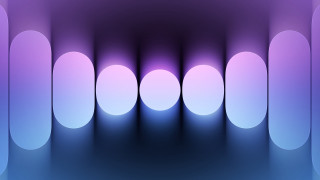 Purple blue ambient occlusion geometric - a purple wall free wallpaper