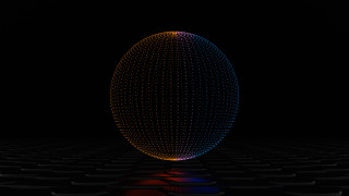 Sphere reflection moon planet starry - cinema 4 d free wallpaper