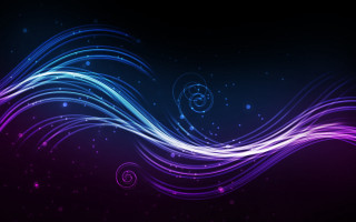 Purple blue wave swirls side - swirl free wallpaper