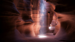 Narrow canyon lighting cave painting - narrow free wallpaper