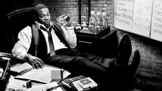 Man chair phone calculator papers - the desk free wallpaper