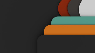 Colored papers abstract sculpture white - a white button free wallpaper