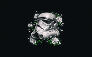 Helmet roses stormtrooper neo romantic - rossdraw global illumination free wallpaper for desktop
