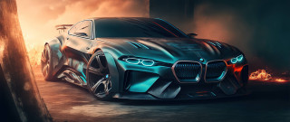 Futuristic car smoke flames bright - a futuristic car free wallpaper for desktop