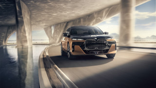 Car highway bridge ocean mountains - a view of the ocean and mountains free wallpaper