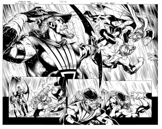 Avengers comic panel blackandwhite alandavis - image of a man free wallpaper