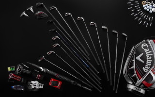 Golf equipment driver club collection - product photography free wallpaper