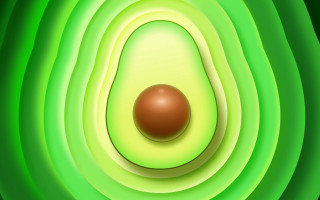 Green brown ball center green - art green free wallpaper for desktop