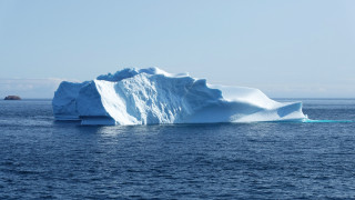 Iceberg ocean sky clouds beach - ice free wallpaper for desktop