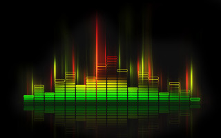 Colorful soundboard city reflection digital - free minimalism wallpaper