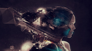 Futuristic astronaut starry background cyberpunk - a futuristic background free wallpaper for desktop